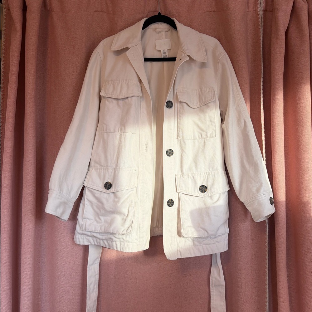H&M Off-White Utility Jacket